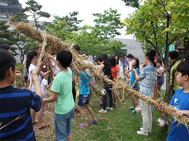 볏가릿대 내리기