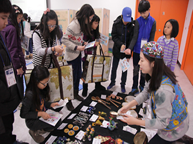 교육중인 어린이들