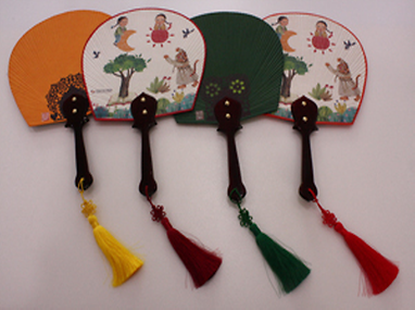 단오 부채 만들기