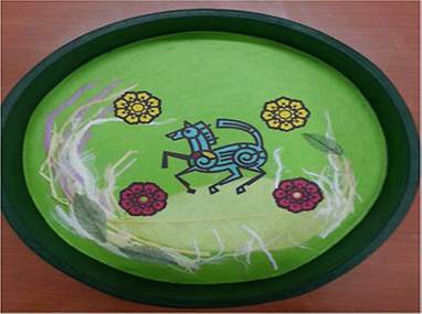 한지로 그린 그림