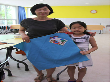 가족이 만든 보자기