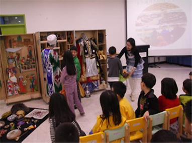 살롬 우즈베키스탄 교육 모습