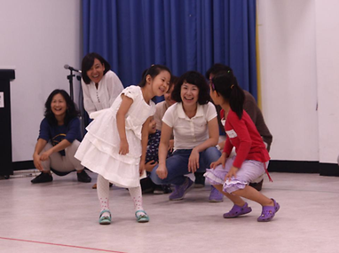 교육중인 어린이