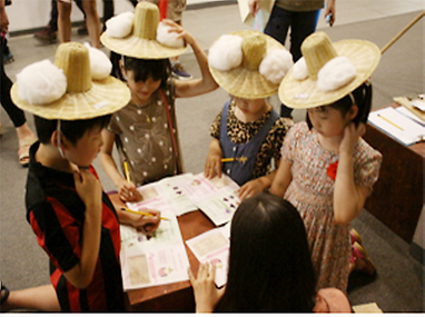 교육중인 어린이들