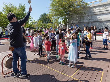 출동! 한가위 탐험대! 교육 모습