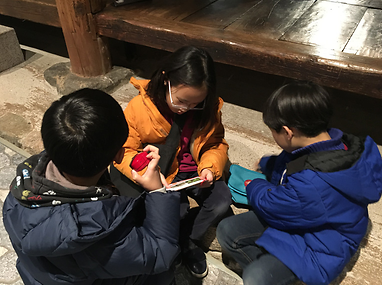 민속이랑 겨울나기 모습