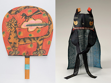 호작도 부채, 호건