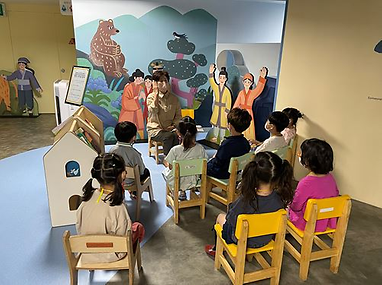 할머니의 옛 이야기 교육모습