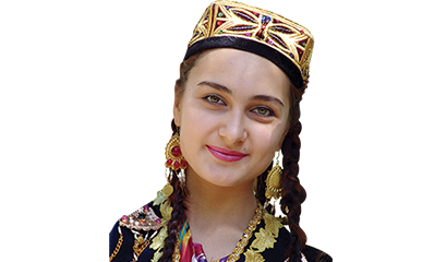 갓 결혼한 우즈벡 여성