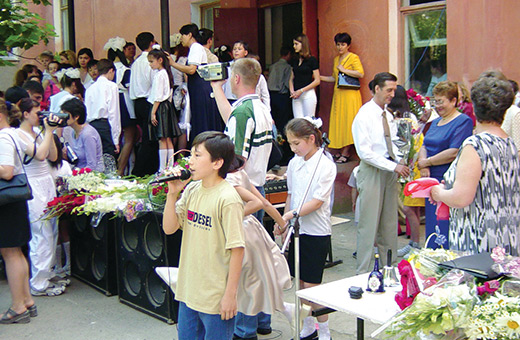 학년 졸업식 행사